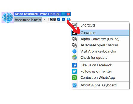 Alpha Keyboard Toolbar